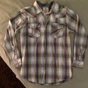 Route 66 Vintage Look Plaid Shirt